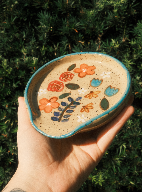 Floral Spoon Rest