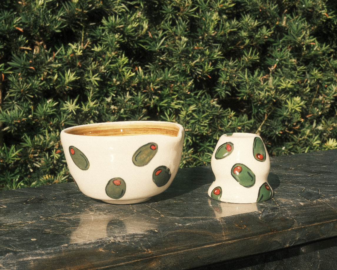 Olive Matcha Set